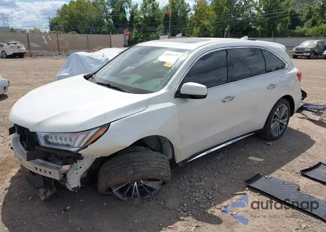 2017 Acura Mdx Technology Package from USA, damaged, VIN 5FRYD4H56HB005374